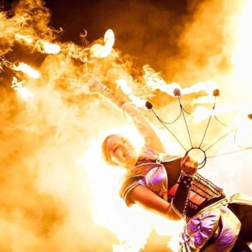 Female Fire Dance and Performer in Las Vegas